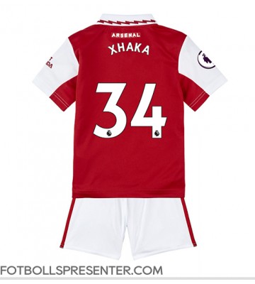 Arsenal Granit Xhaka #34 Hemmatröja Barn 2022-23 Kortärmad (+ korta byxor)